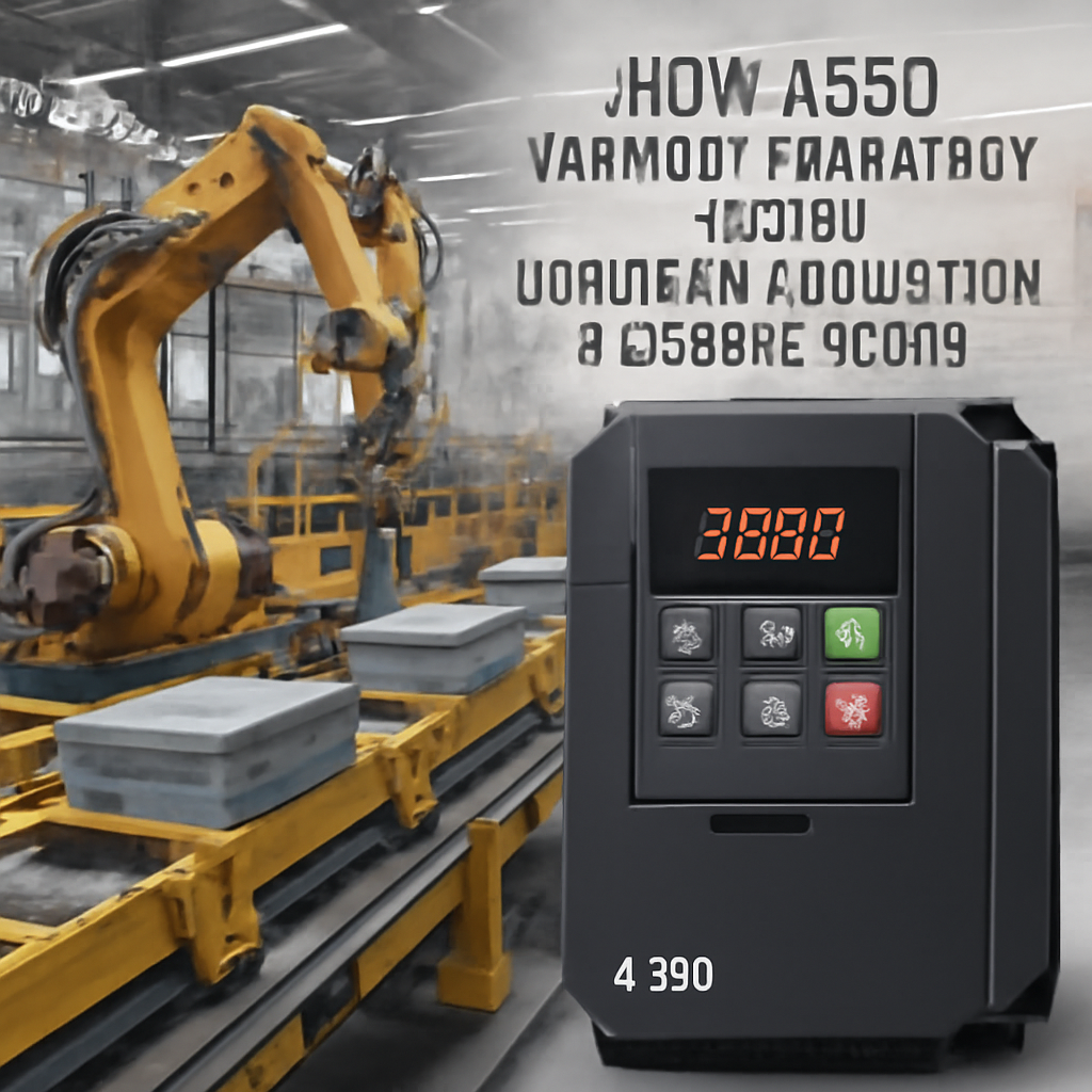 frekvenčné meniče A550